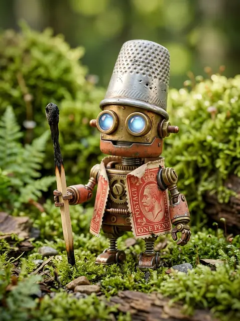 Mayor Thimble, a mechanical tin-robot